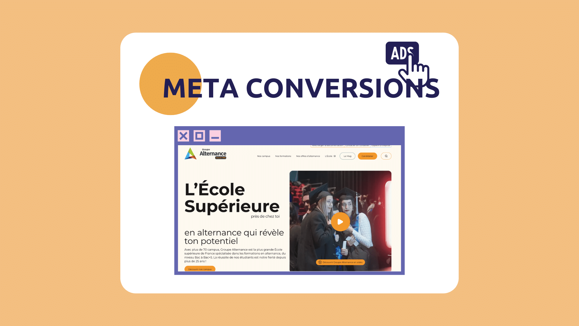 Meta Ads conversions cas pratique